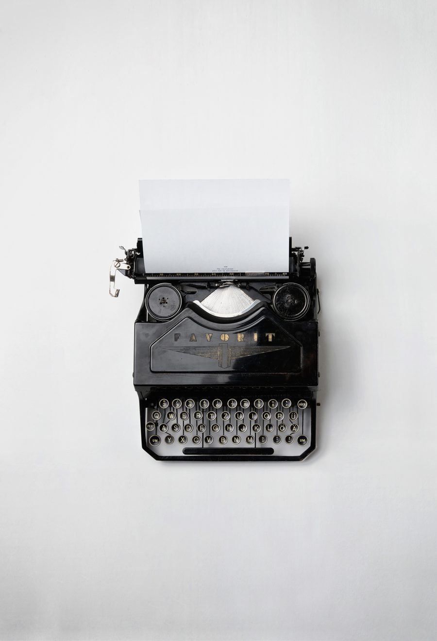 Máquina de escribir antigua